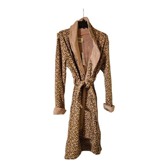 SOLD!! UGG Duffield II Double Knit Fleece Luxurious Pink Heather Robe - Size XL - Picture 1 of 9